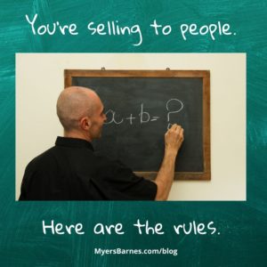 Myers Barnes new home sales selling to people rules